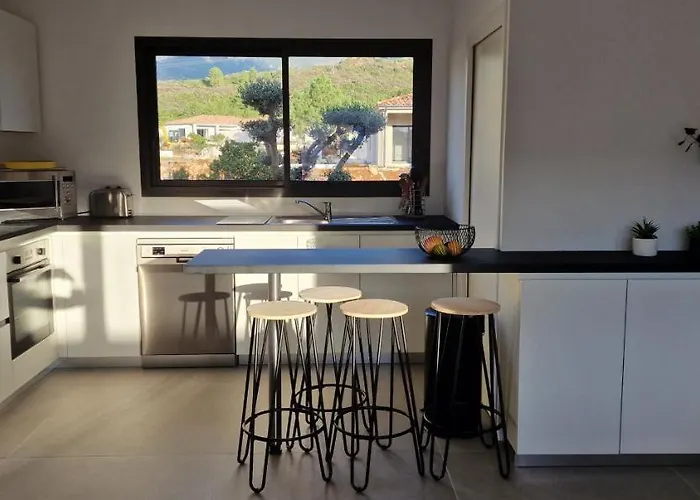 Casa Di Leccia, Superbe A Proximite Immediate Des Plages, Piscine Privee 빌라 *
