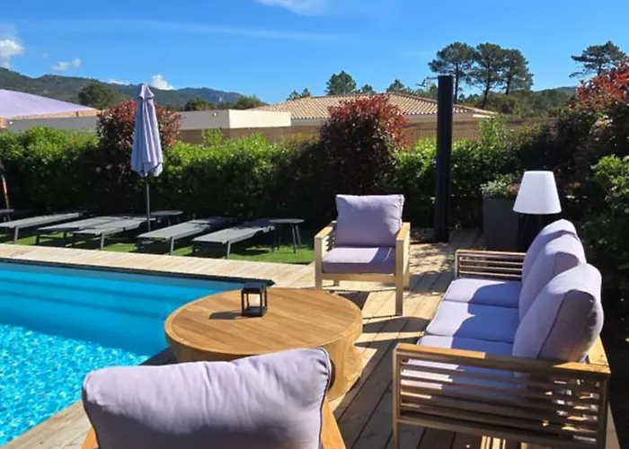 Casa Di Leccia, Superbe A Proximite Immediate Des Plages, Piscine Privee 빌라 르씨